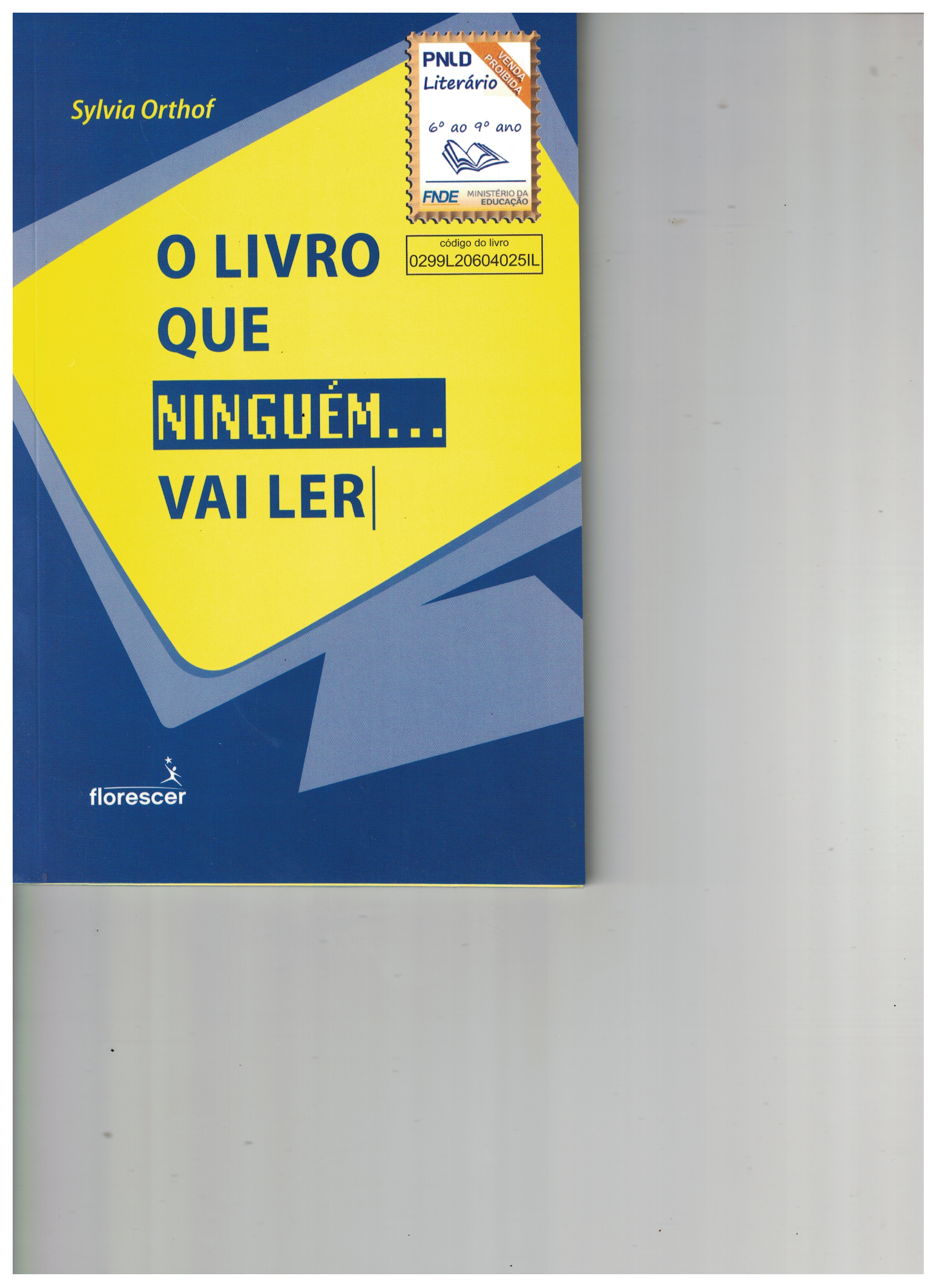 Capa de O LIVRO QUE NINGUÉM VAI LER
