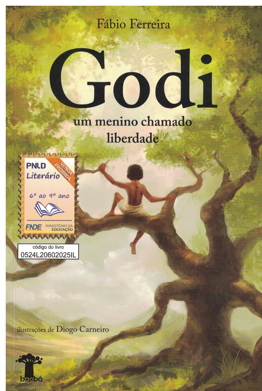 Capa de Godi um menino chamado liberdade