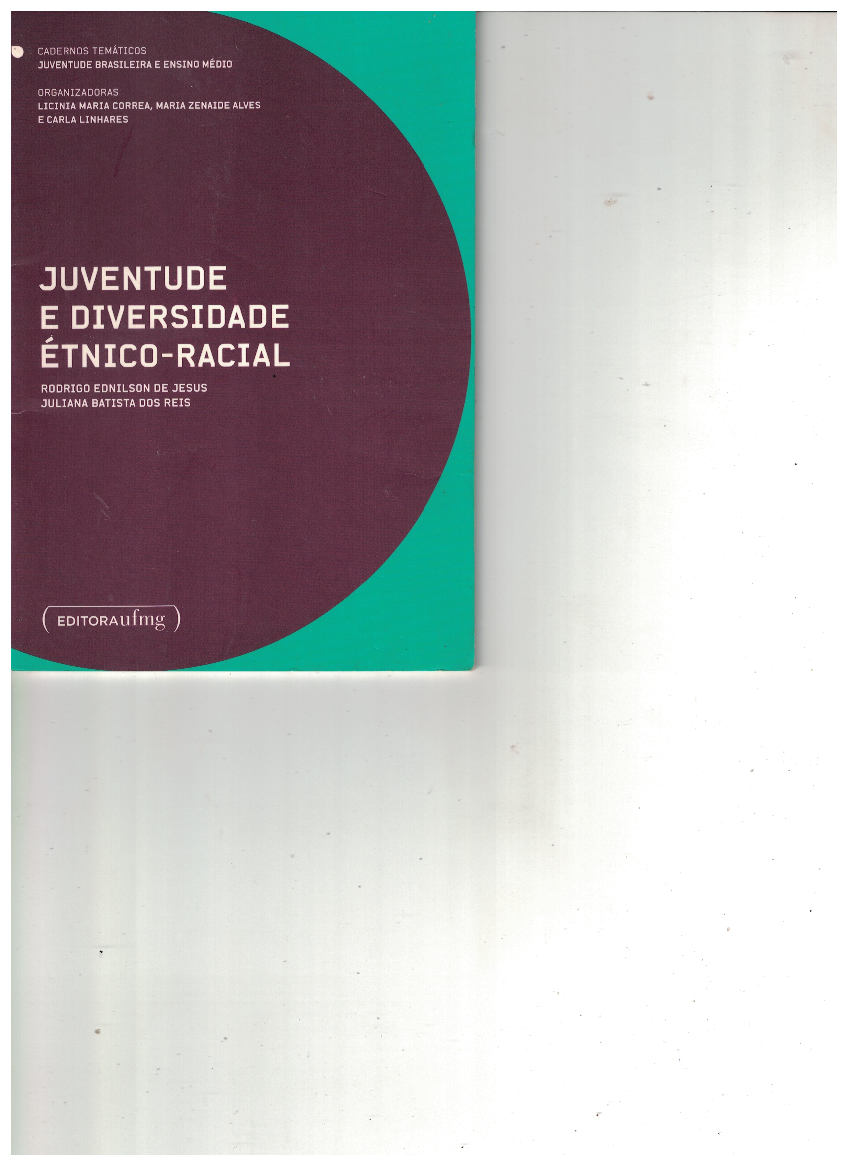 Capa de JUVENTUDE E DIVERSIDADE ÉTNICO-RACIAL