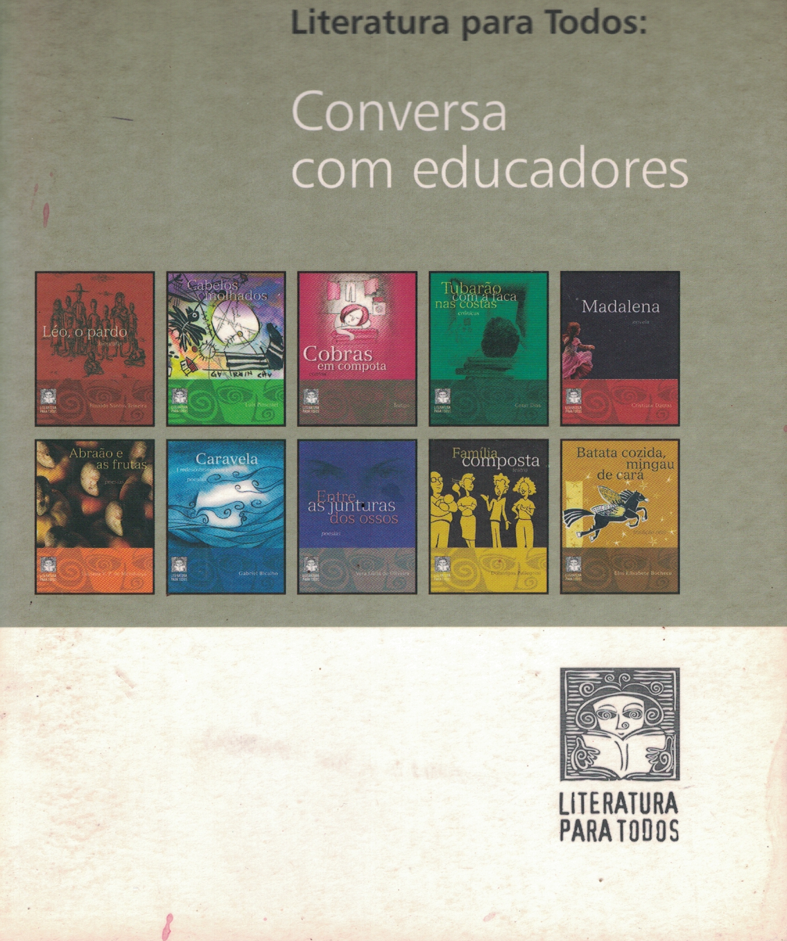 Capa de conversa com educadores