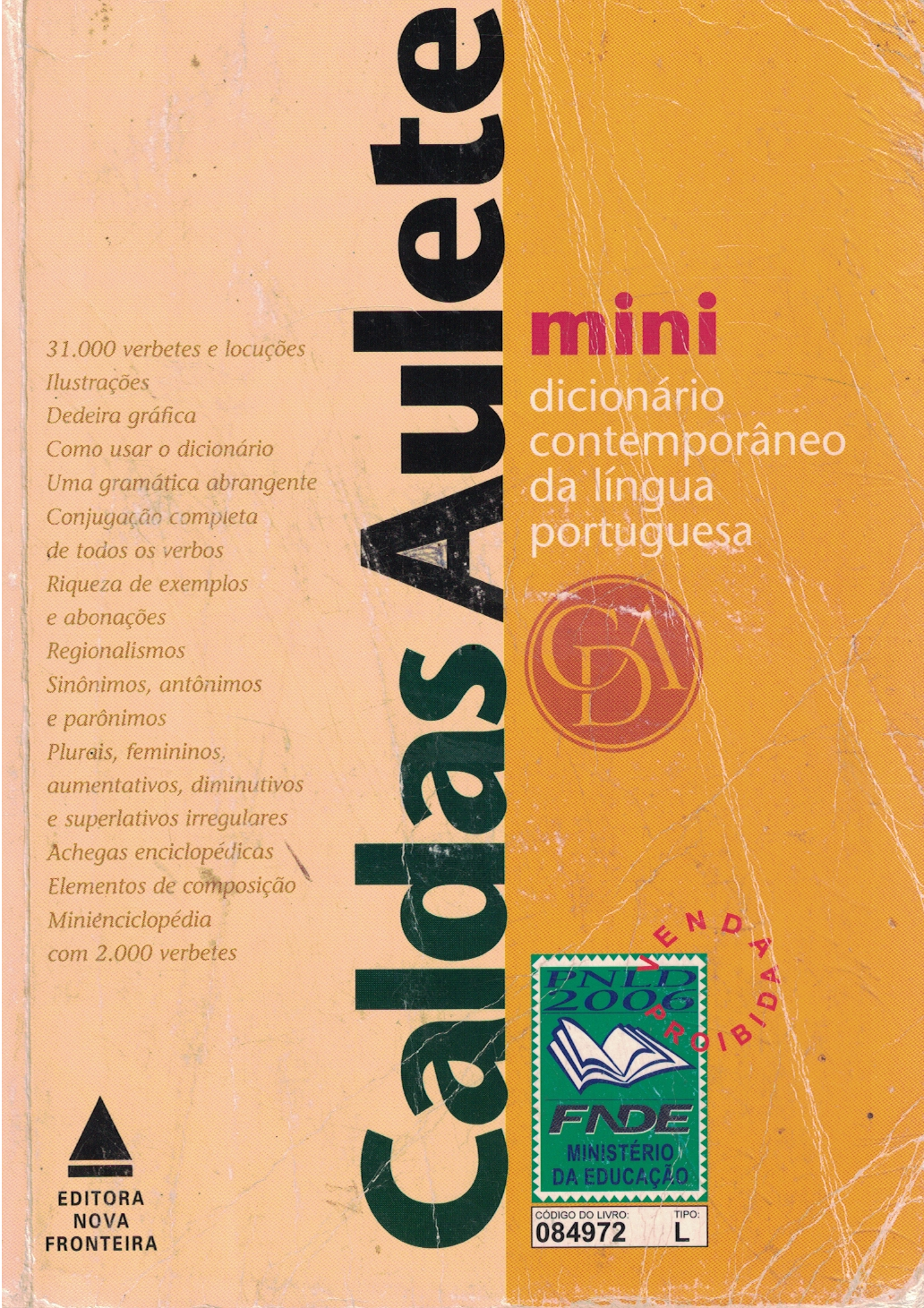 Capa de caldas aulete
