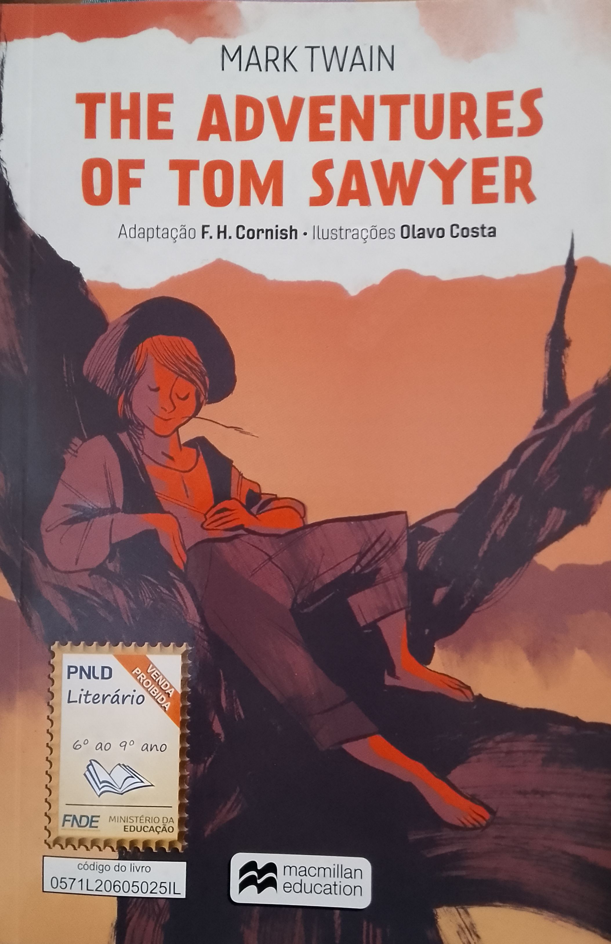 Capa de The adventures off tom sawyer