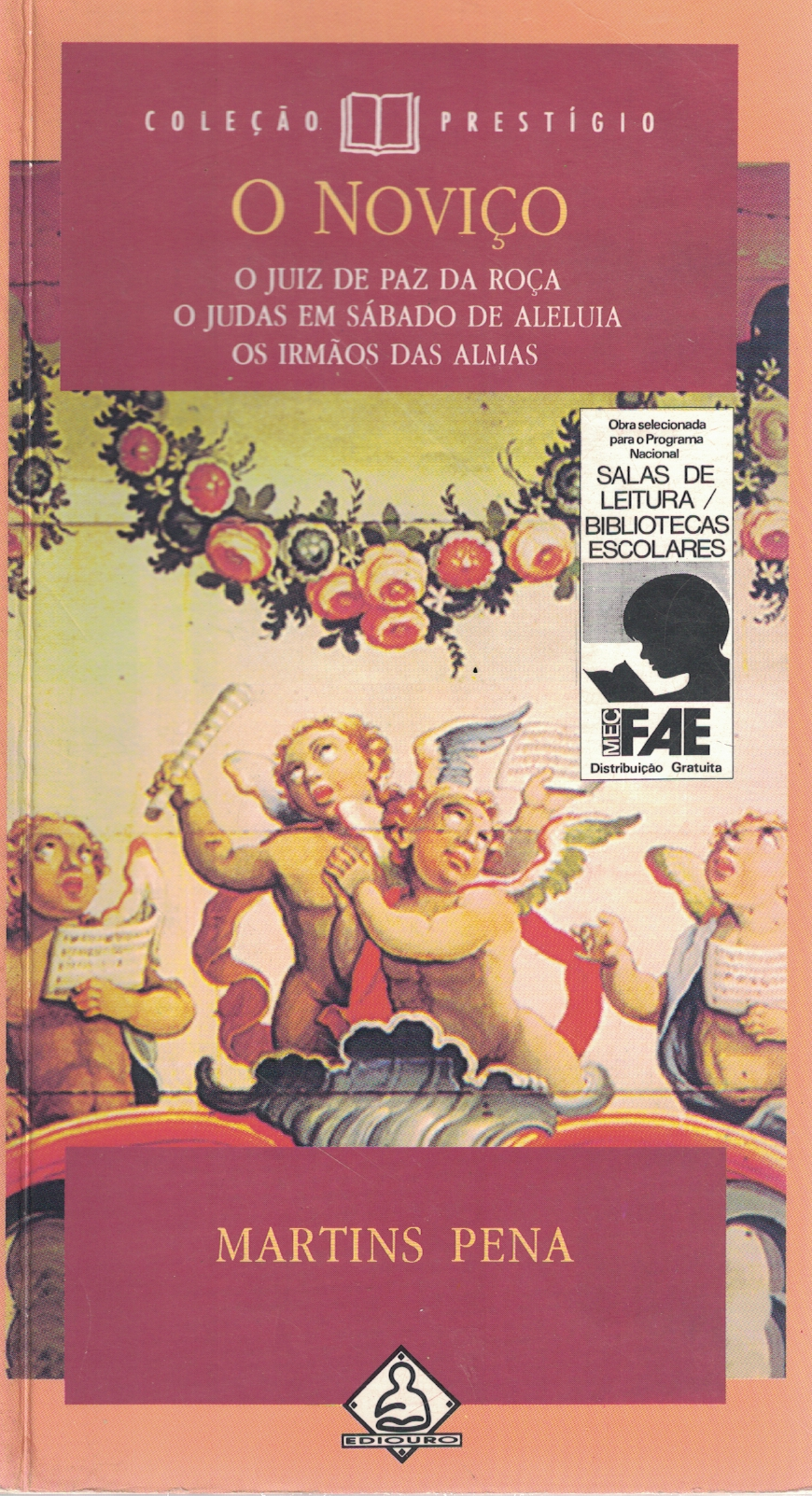 Capa de O noviço