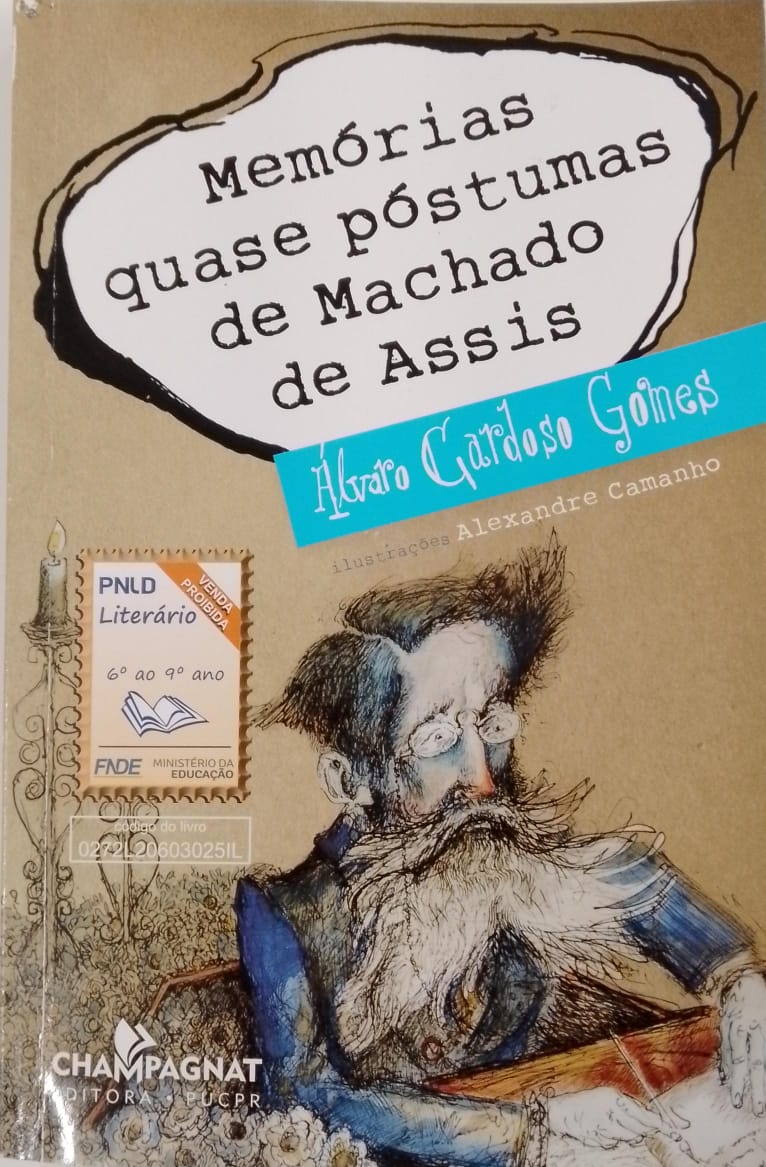 Capa de Memórias quase de póstumas de Machado de Assis