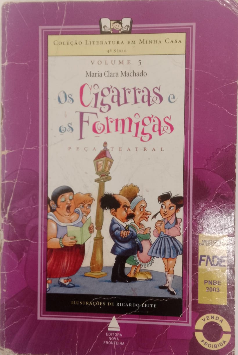Capa de Os cigarras e os formigas