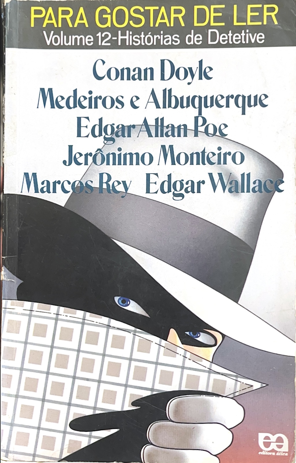 Capa de Para gostar de ler volume 12-historias de detetive