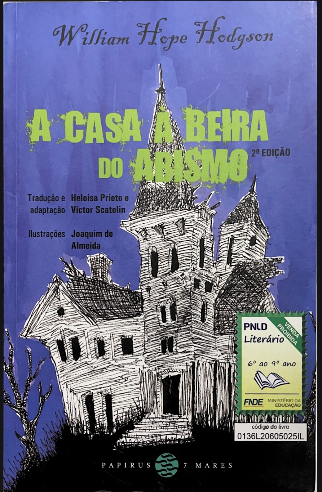 Capa de A Casa a beira do Abismo