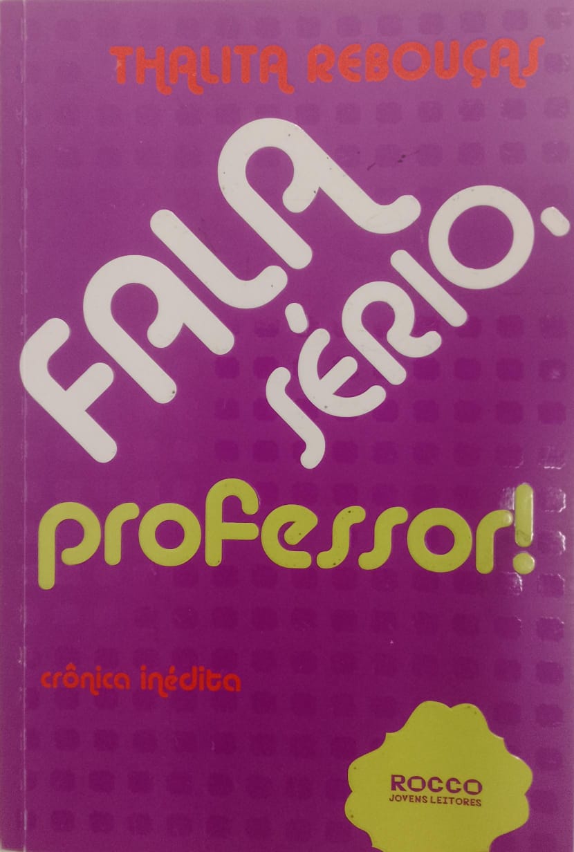 Capa de FALA SÉRIO, PROFESSOR