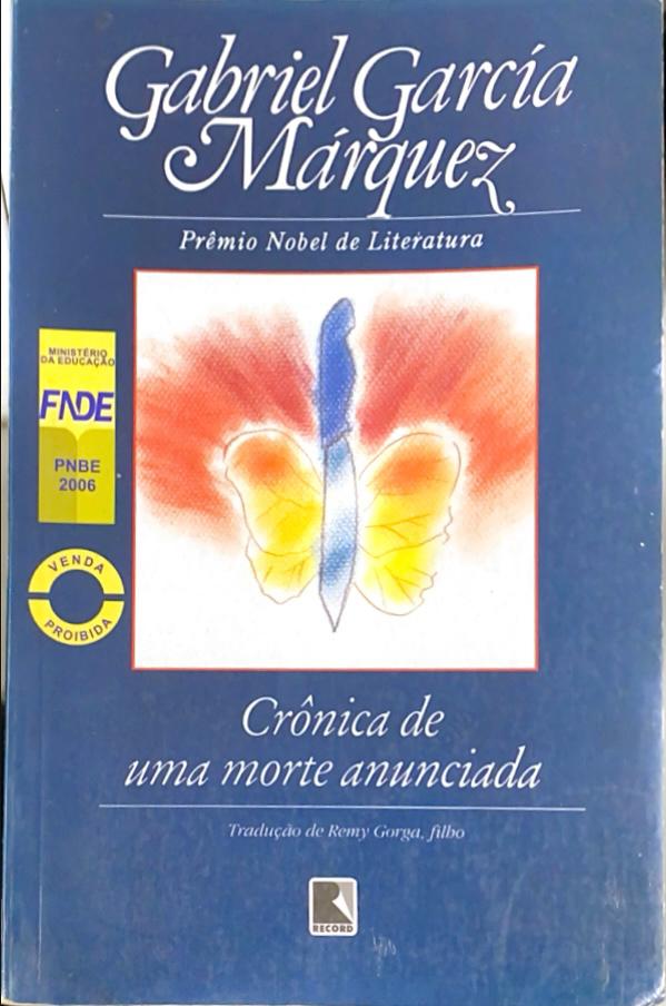 Capa de Crônica de uma norte anunciada