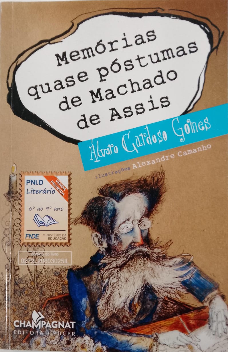 Capa de Memórias quase póstumas de Machado de Assis