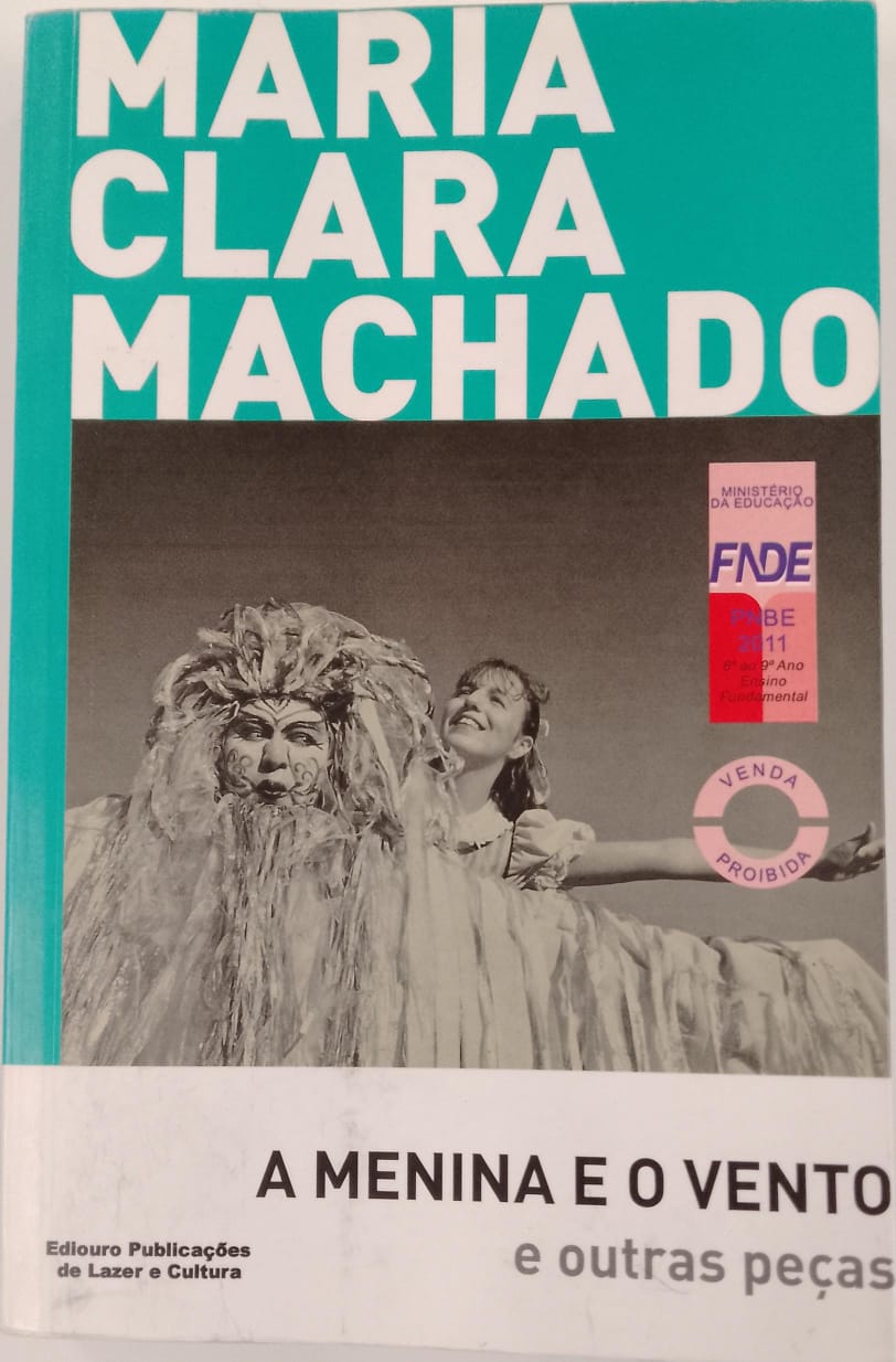 Capa de A MENINA E O VENTO e outras peças