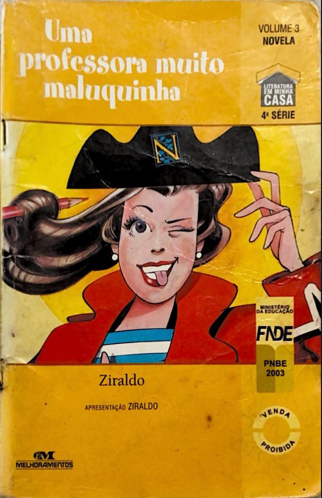 Capa de Uma professora muito maluquinha 
