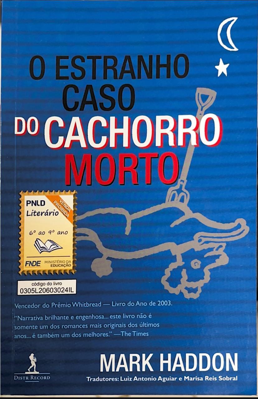 Capa de O estranho caso do cachorro morto