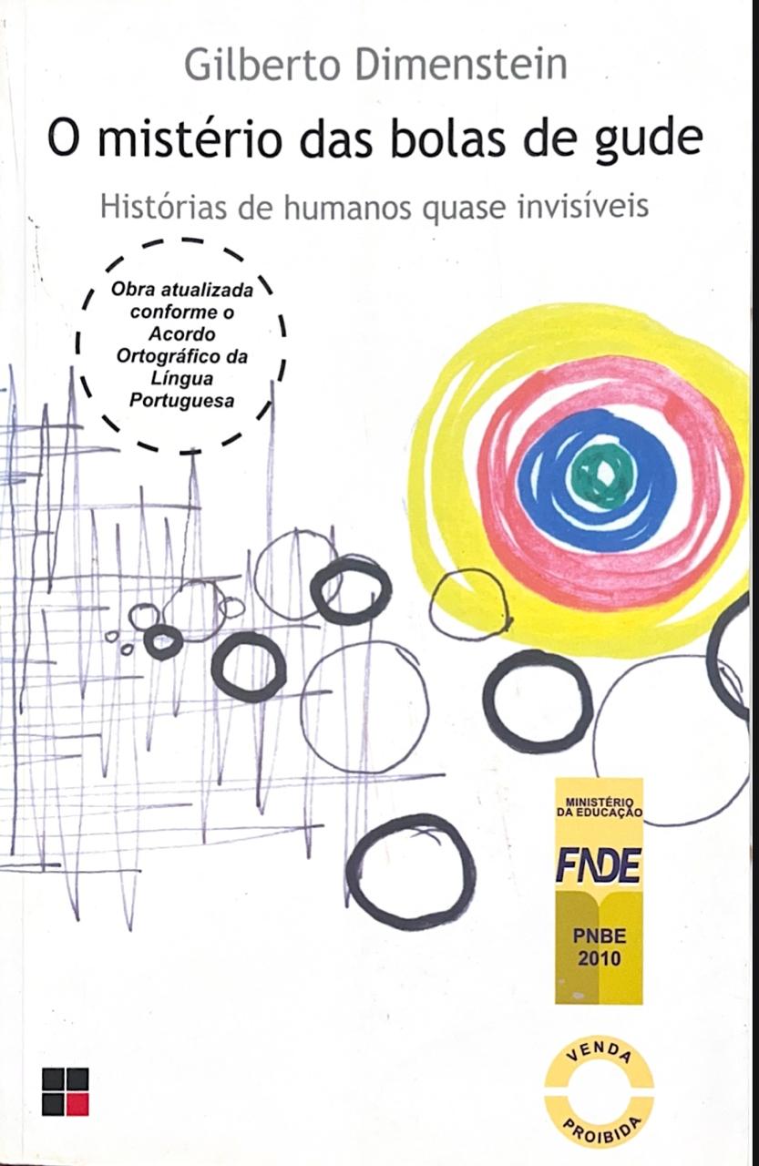 Capa de O mistério das bolas de gude