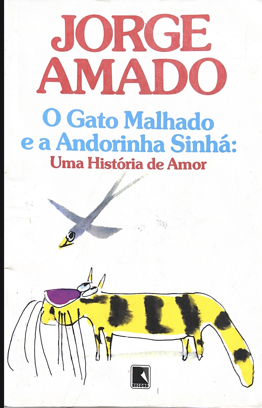 Capa de O Gato Malhado e a Andorina Sinhá