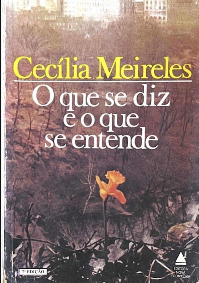 Capa de O que se diz e o que se sente