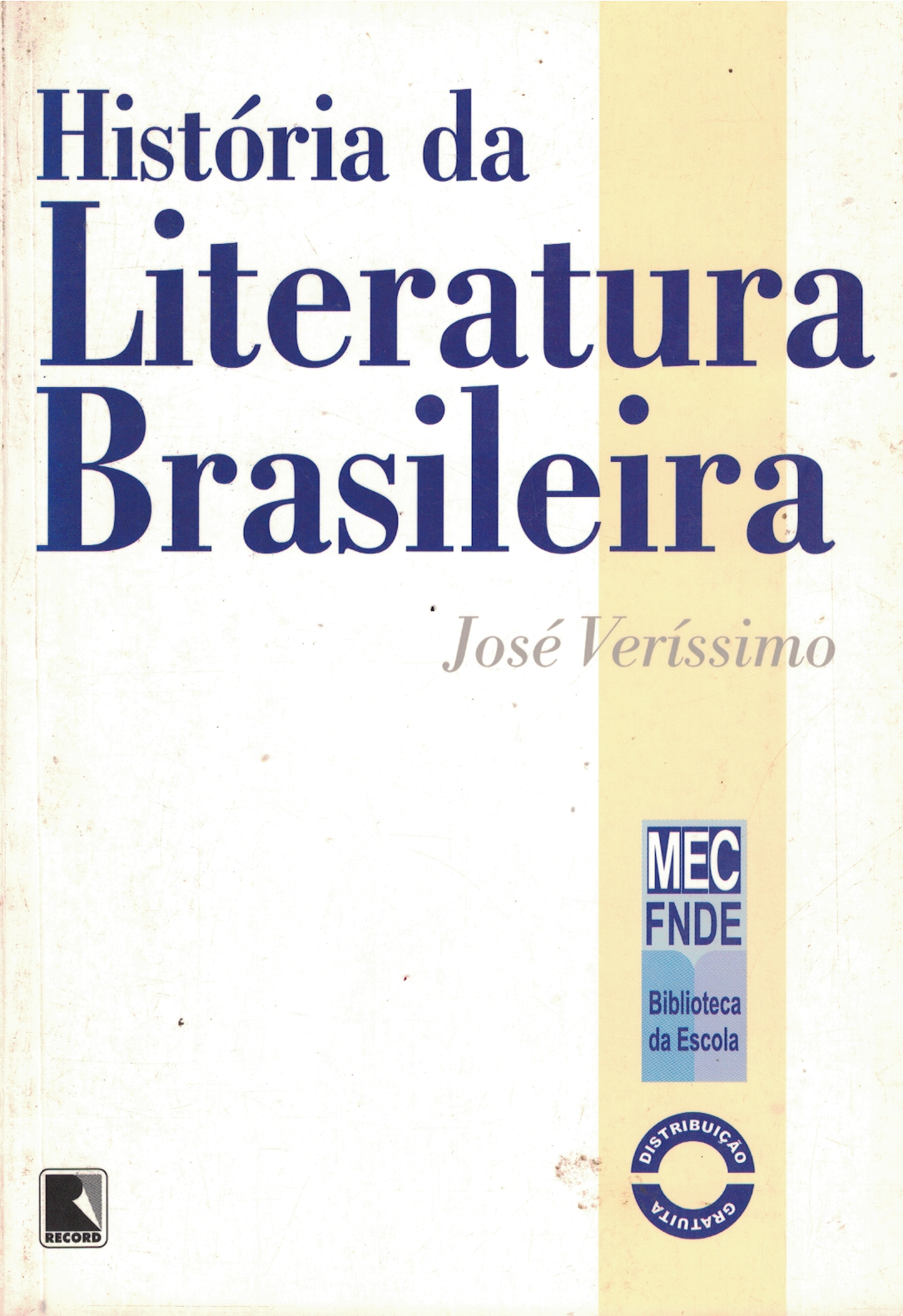 Capa de História da Literatura Brasileira