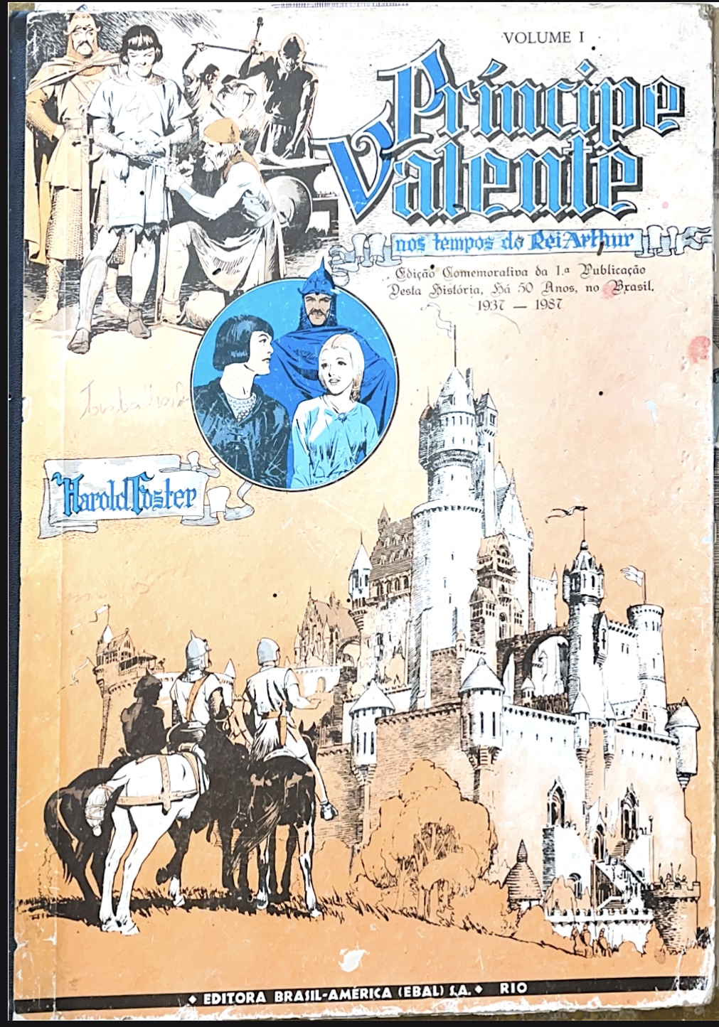 Capa de Príncipe Valente nos tempos do Rei Arthur - Volume 1