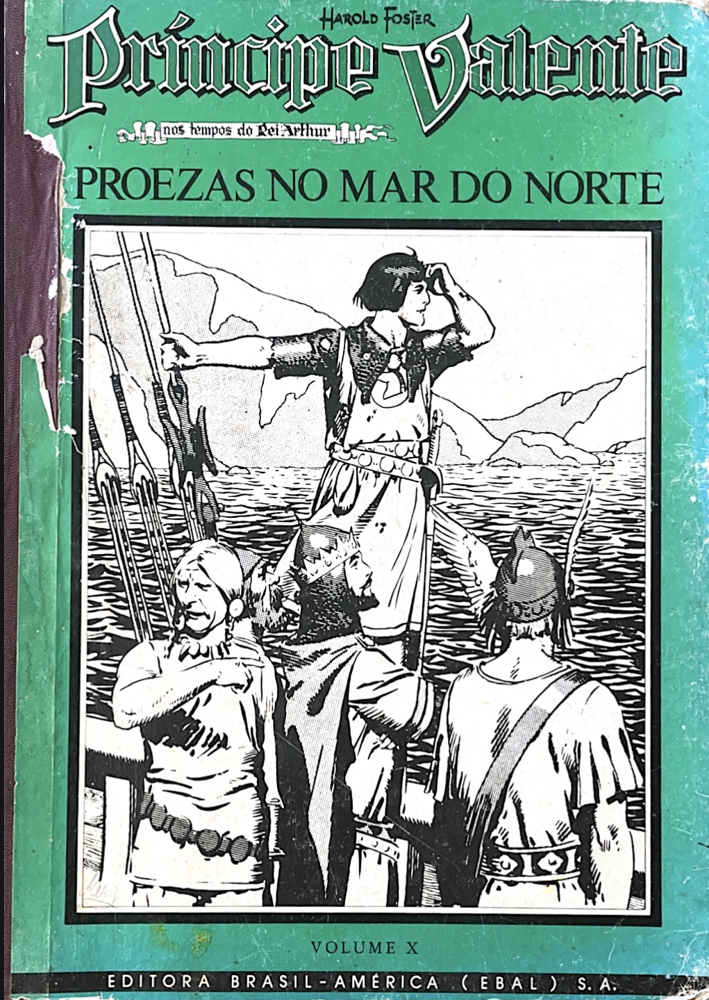 Capa de Príncipe Valente nos tempos do Rei Arthur - Volume X 