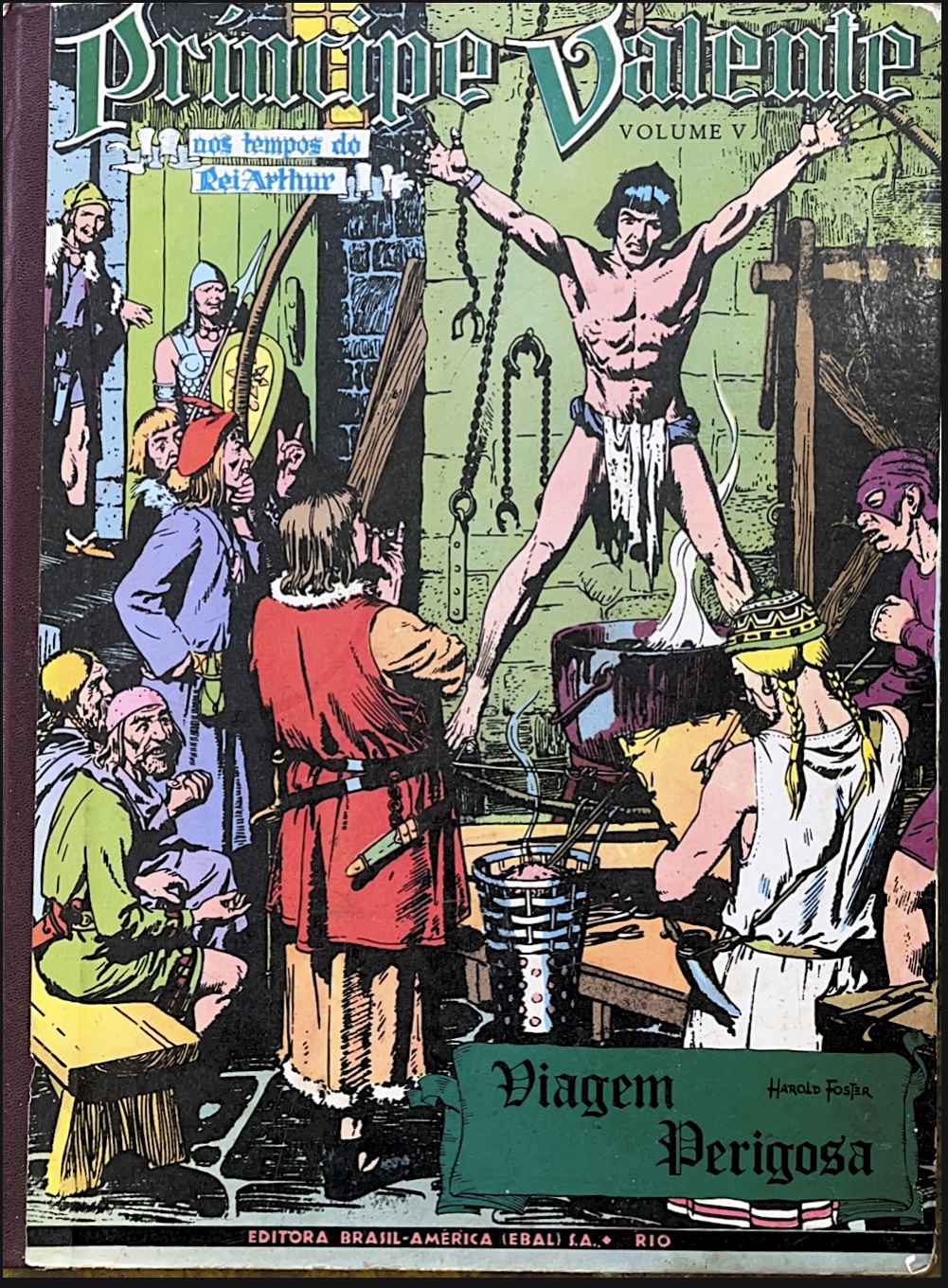 Capa de Príncipe Valente nos tempos do Rei Arthur - Volume V