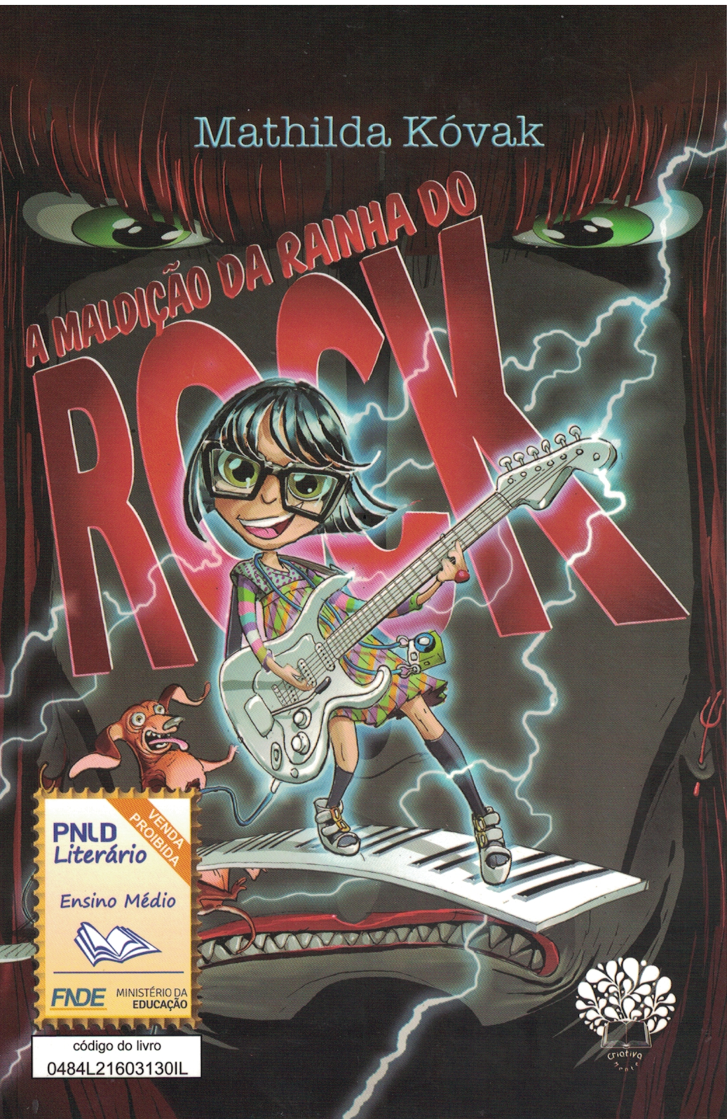 Capa de A maldição da rainha do ROCK