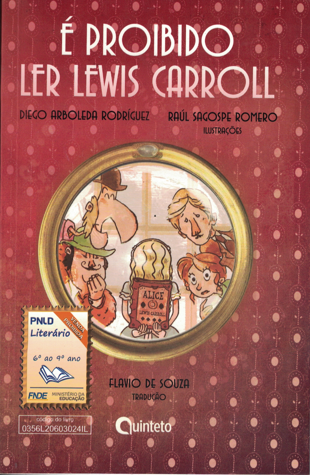 Capa de É proibido ler Lewis Carroll