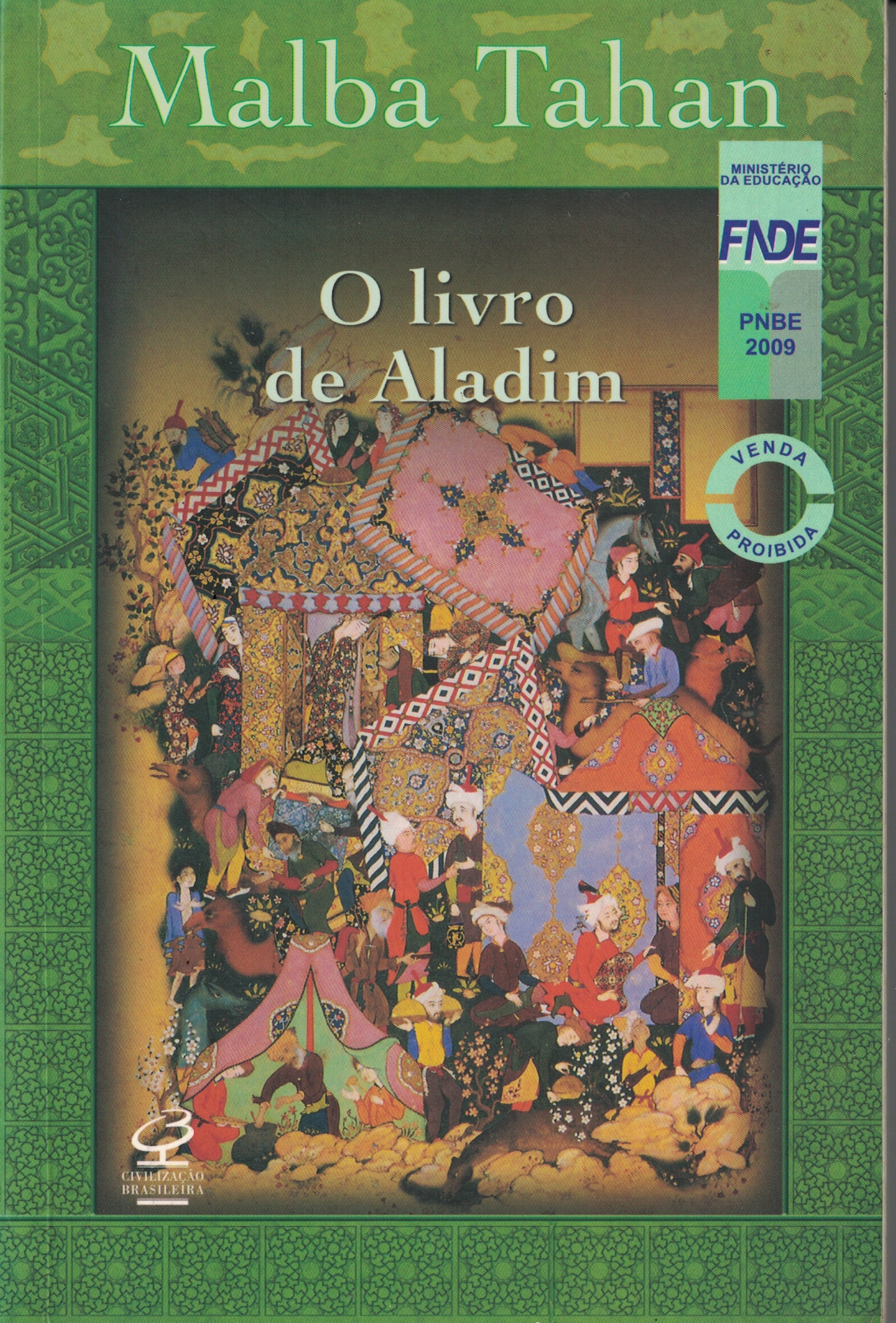 Capa de O livro de Aladin
