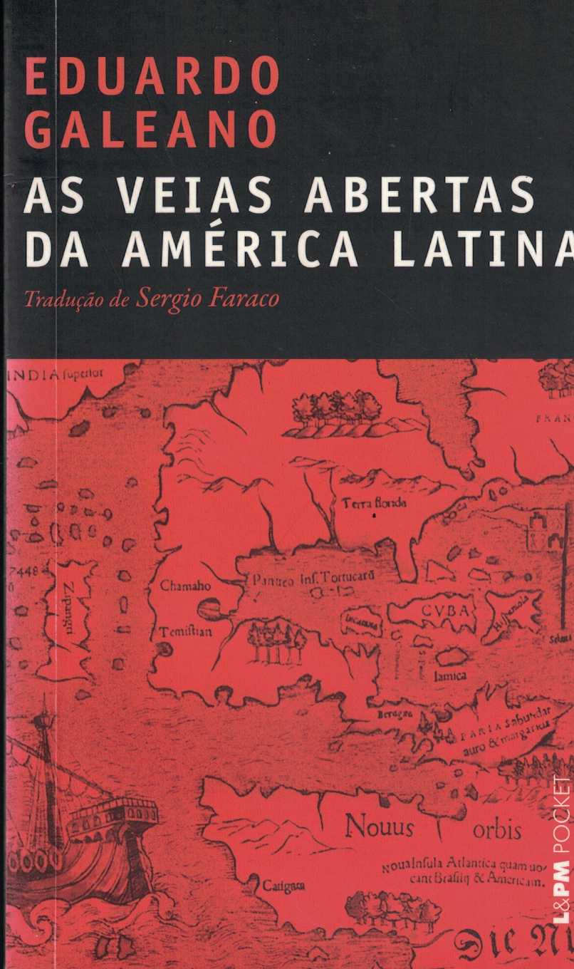 Capa de As veias abertas da américca latina