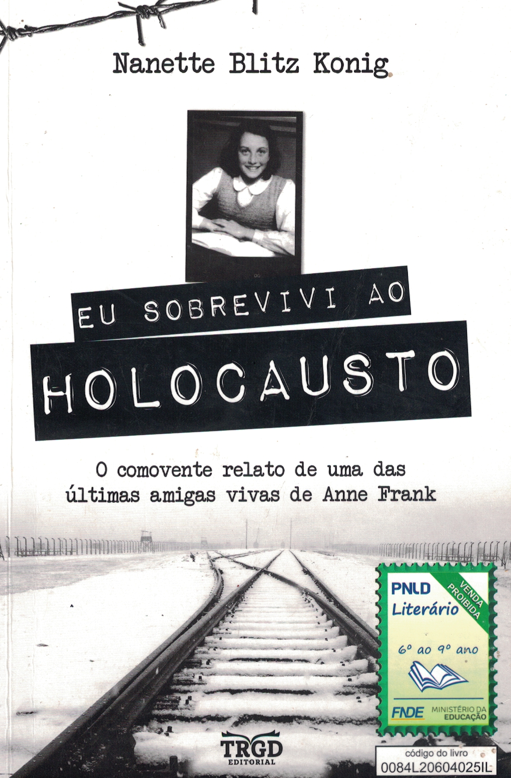 Capa de Eu sobrevivi ao holocausto