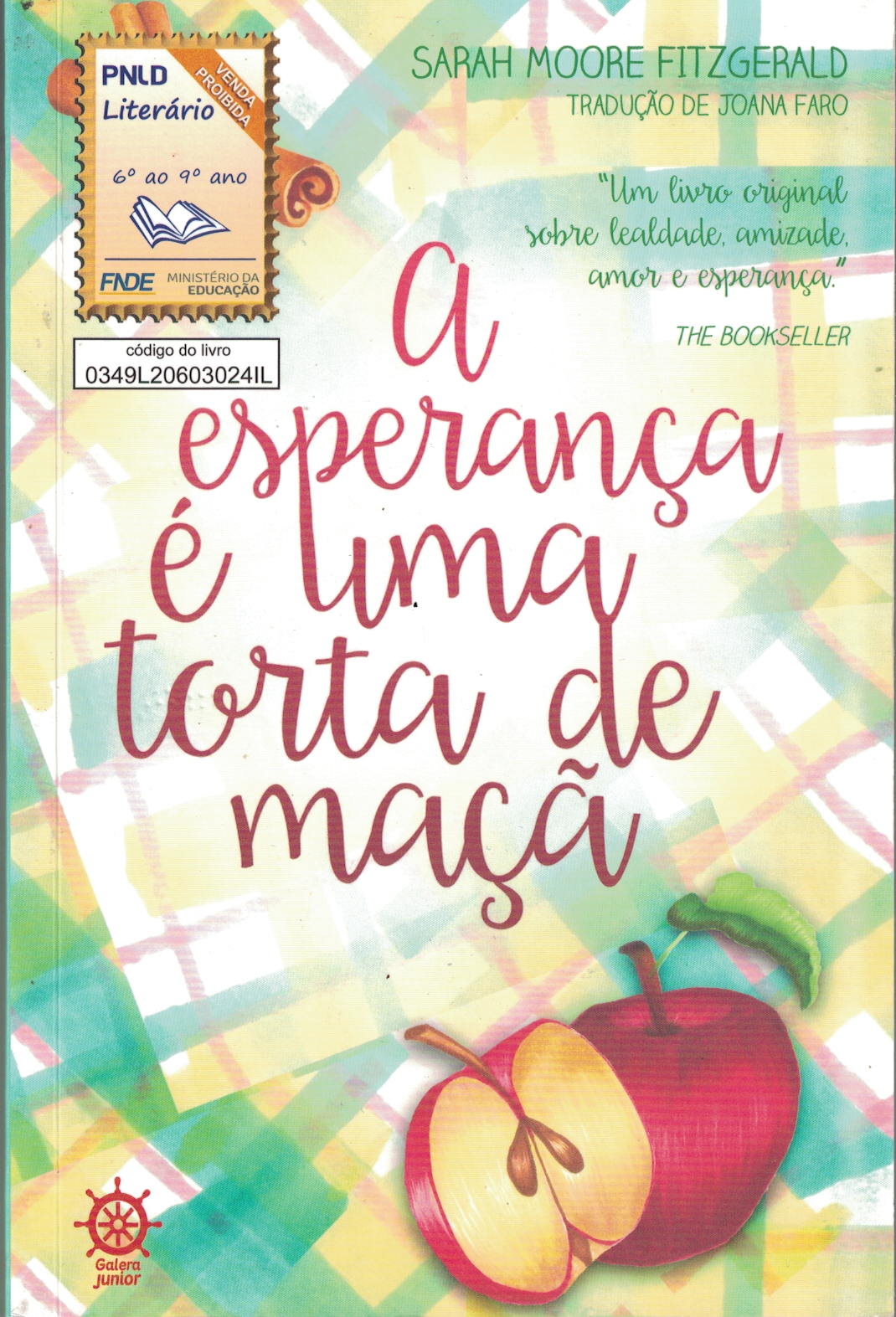 Capa de A esperança é uma torta de maçã