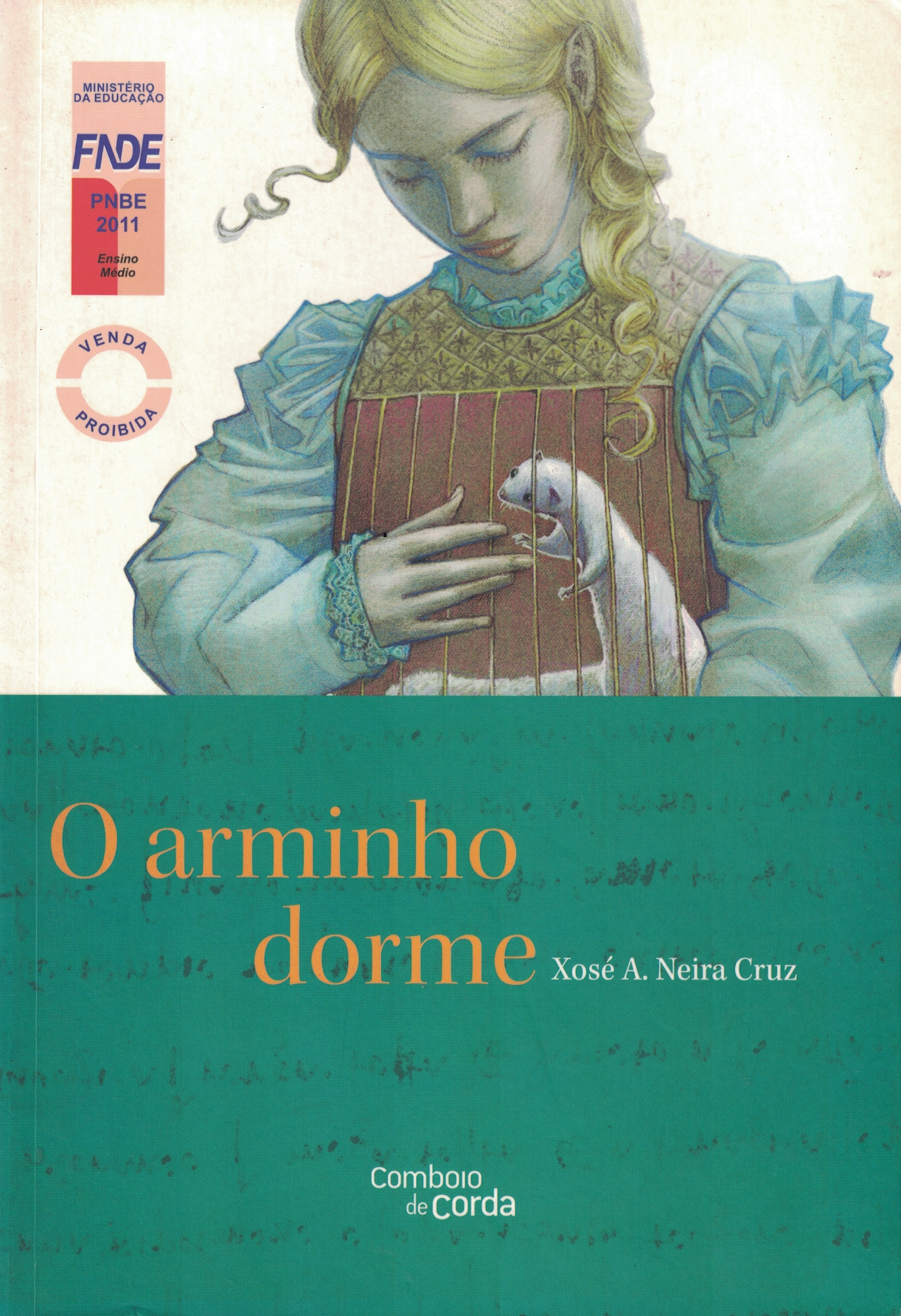Capa de O arminho dorme 