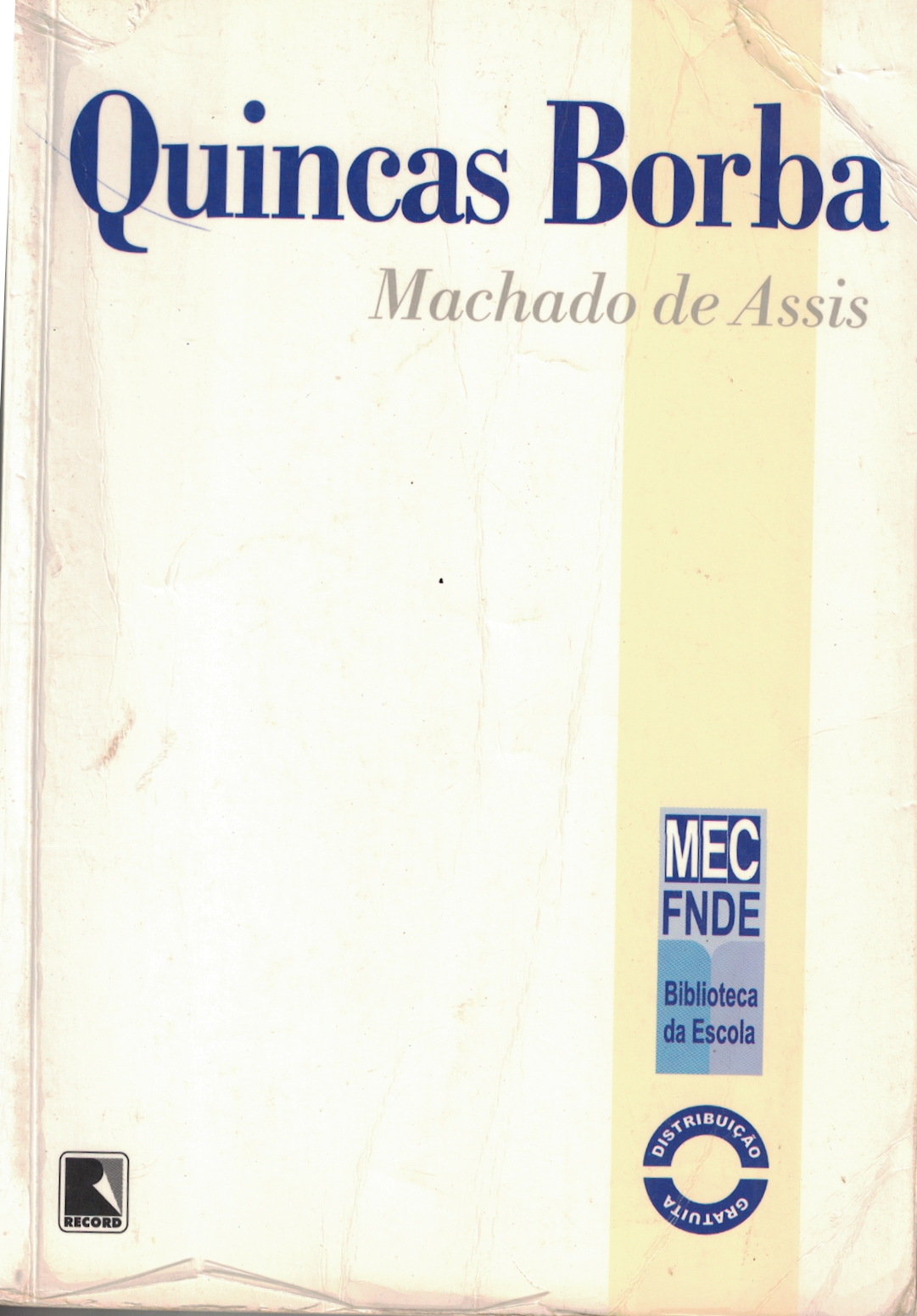 Capa de Quincas Borba
