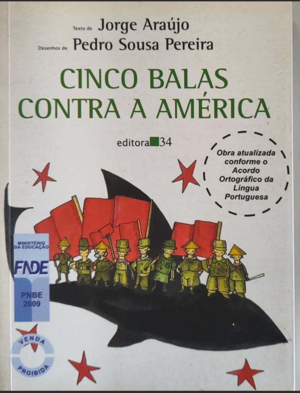 Capa de CINCO BALAS CONTRA A AMÉRICA