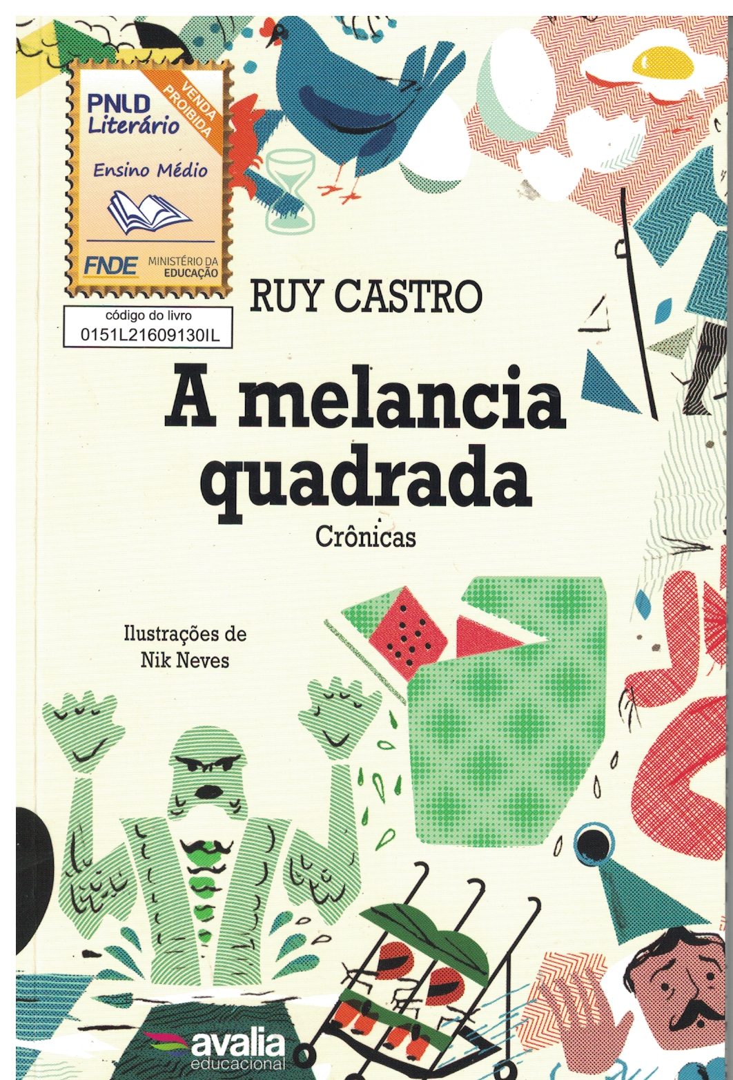 Capa de A melancia quadrada