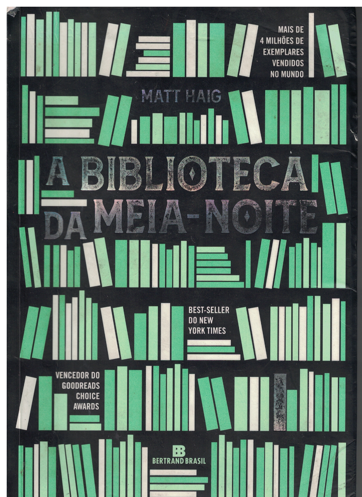 Capa de A biblioteca da meia-noite