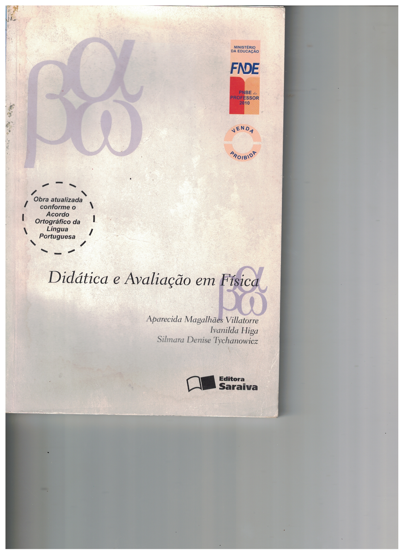 Capa de Didática e Avalição em Física 