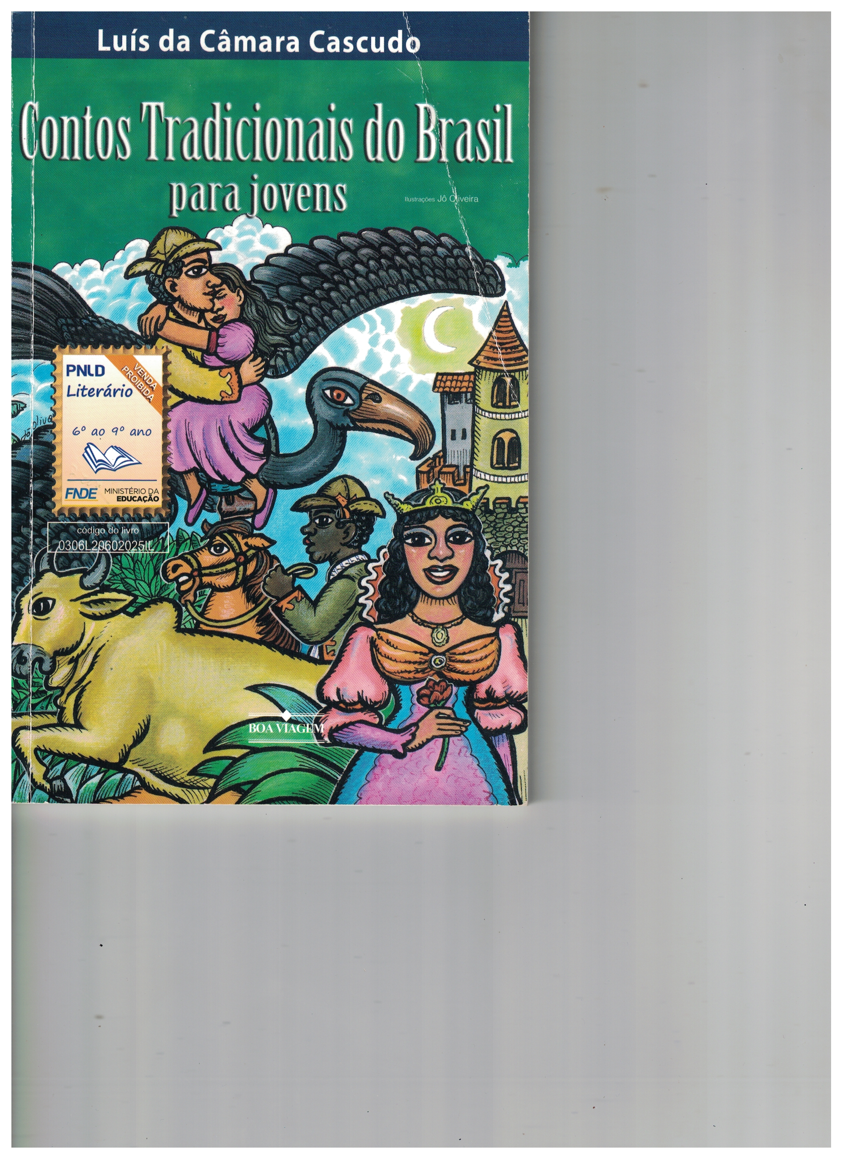 Capa de Contos tradicionais do brasil  para jovens