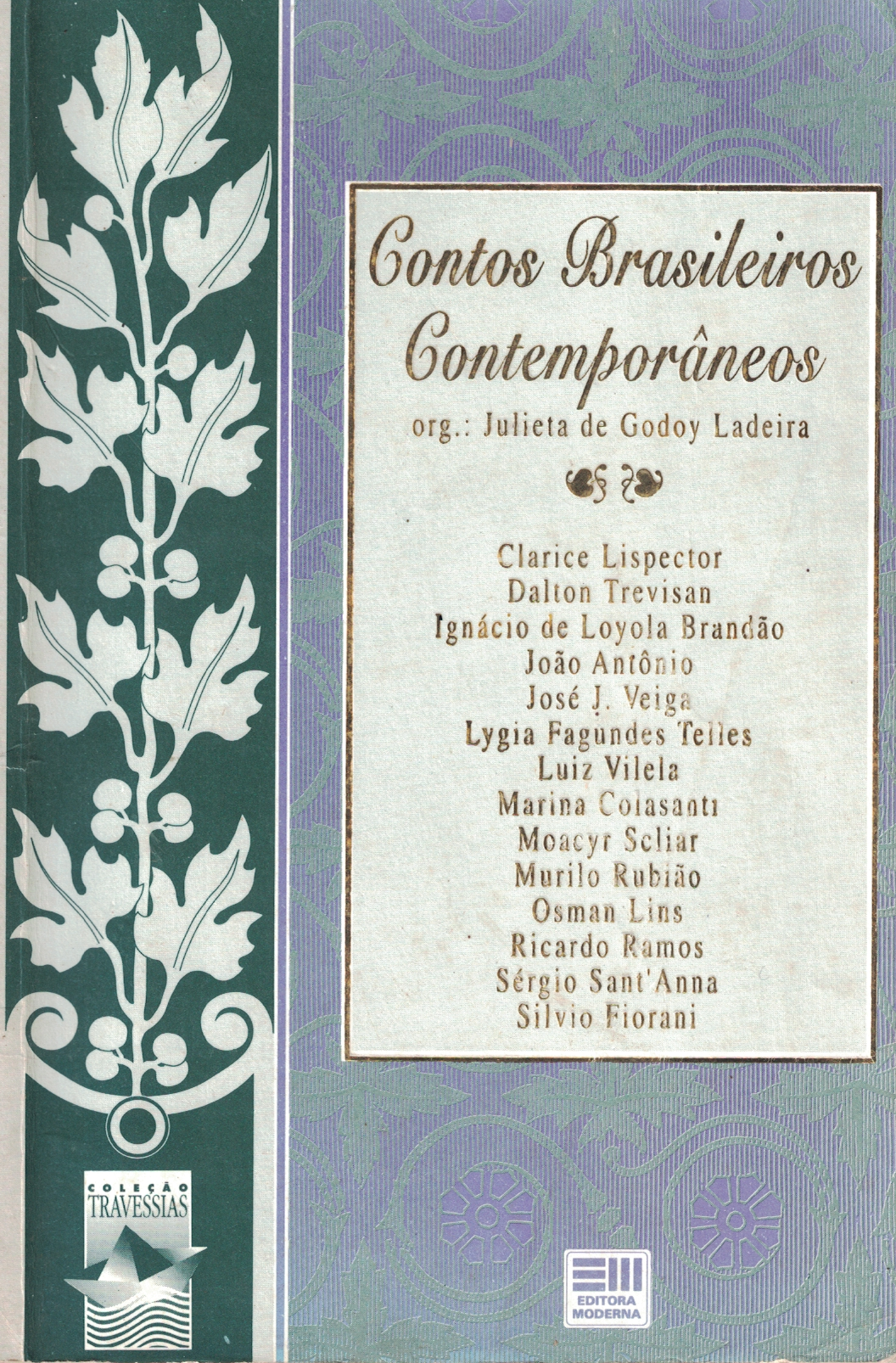 Capa de Contos Brasileiros Contemporâneos