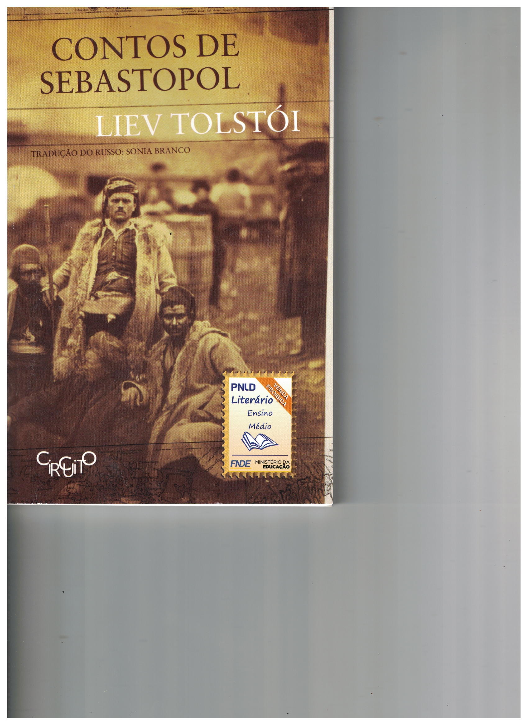 Capa de CONTOS DE SEBASTOPOL