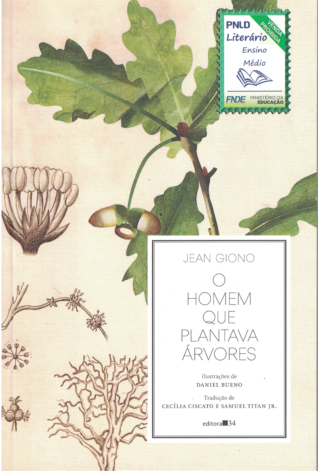 Capa de O homem que plantava arvores