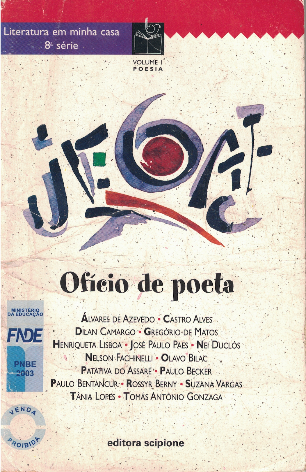Capa de Ofício de poeta