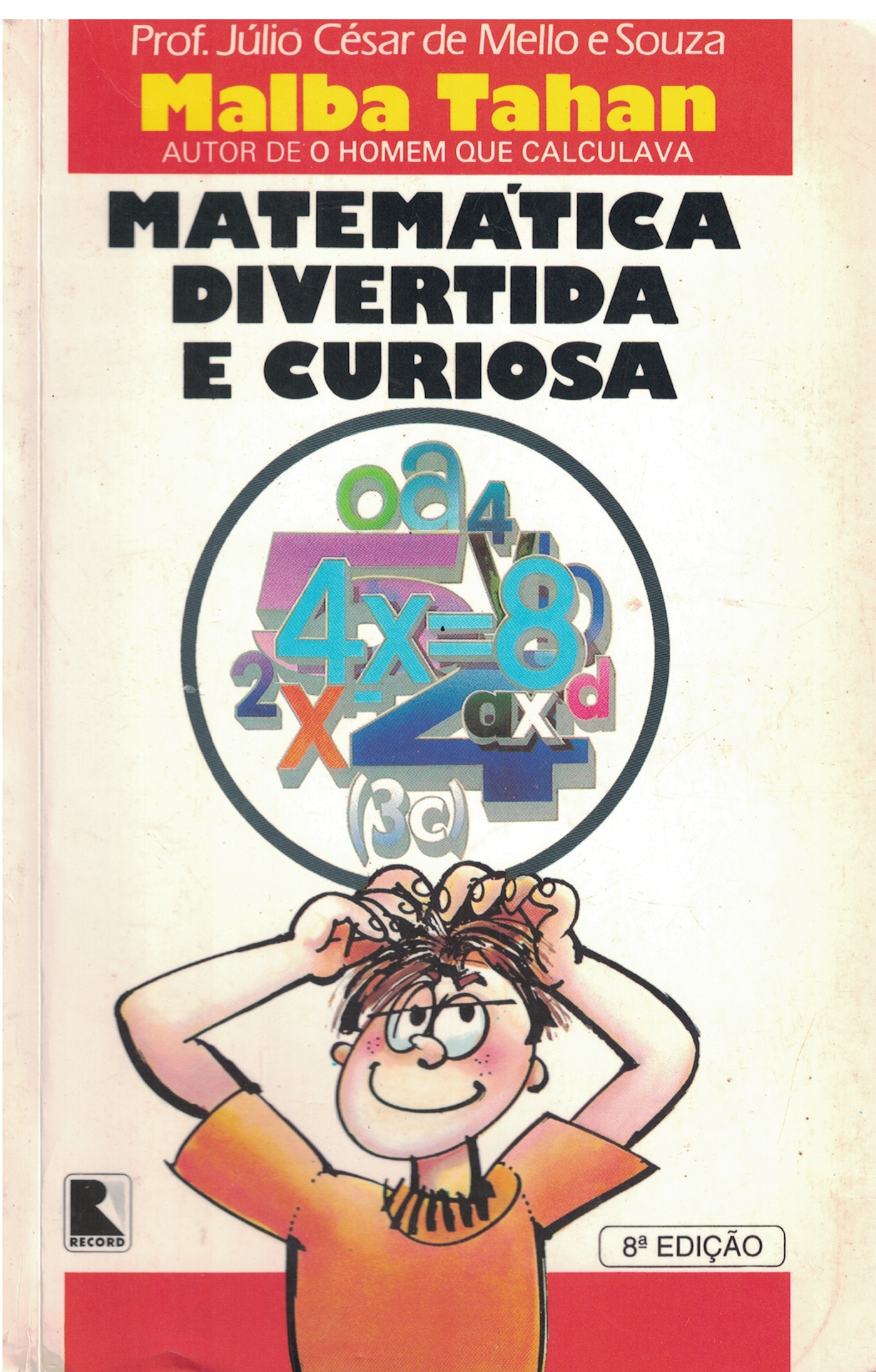 Capa de Matemática Divertida e Curiosa