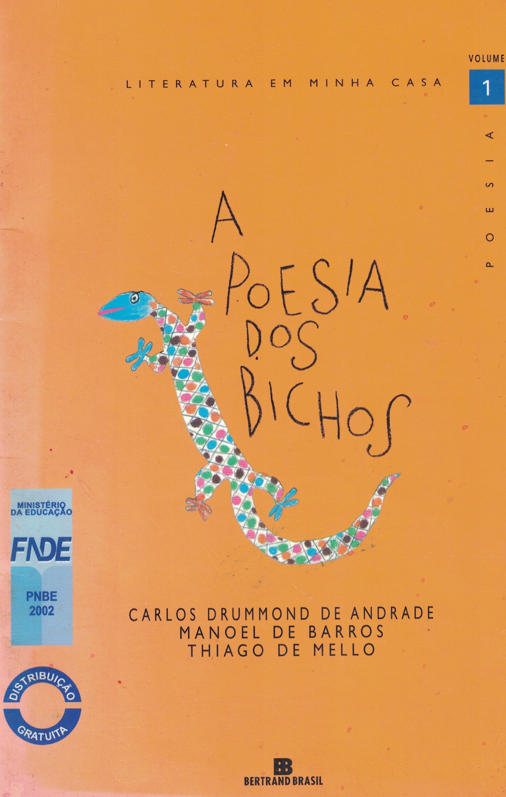 Capa de A poesia dos bichos
