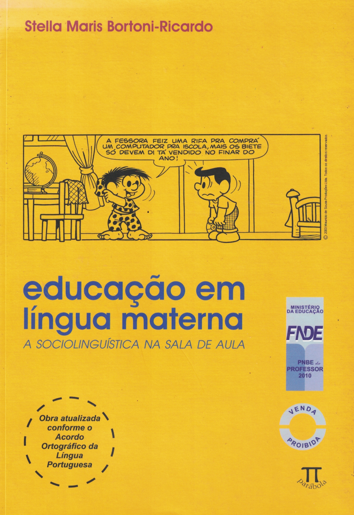 Capa de Educação em língua materna