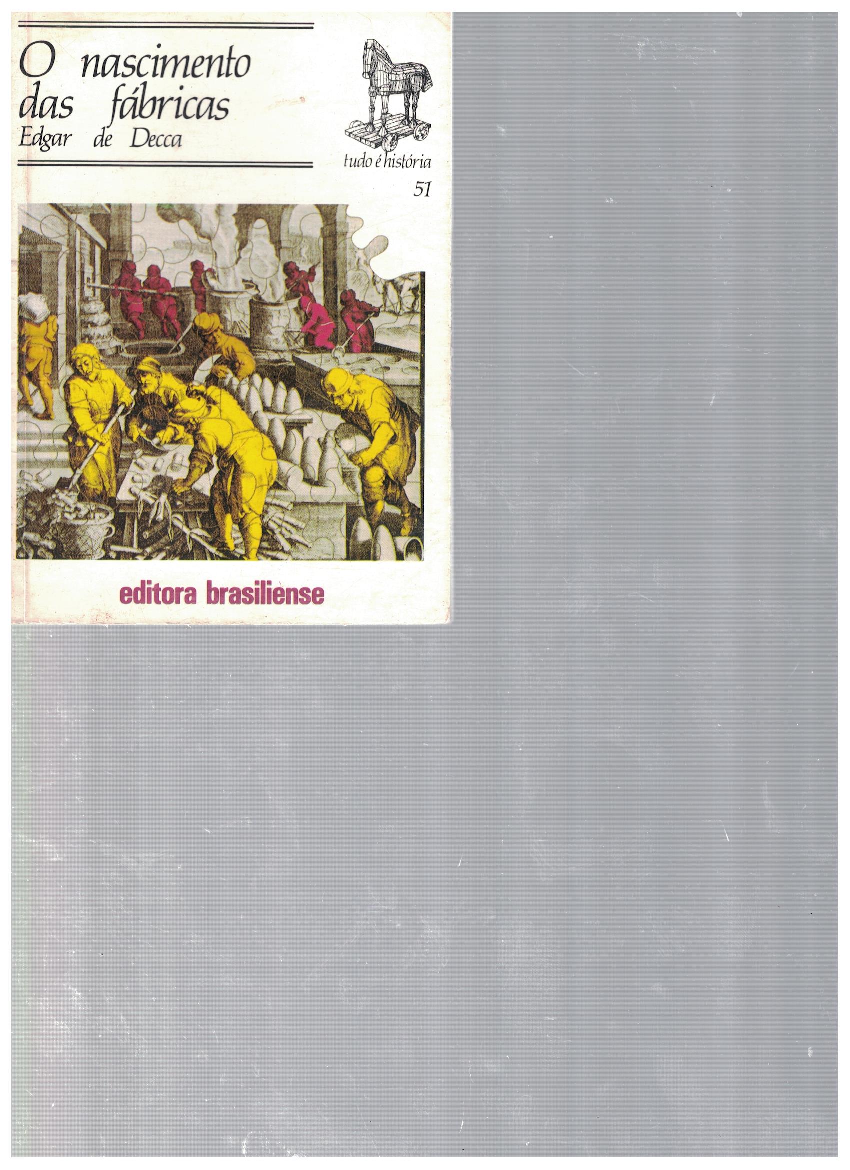 Capa de O nascimento das fábricas 