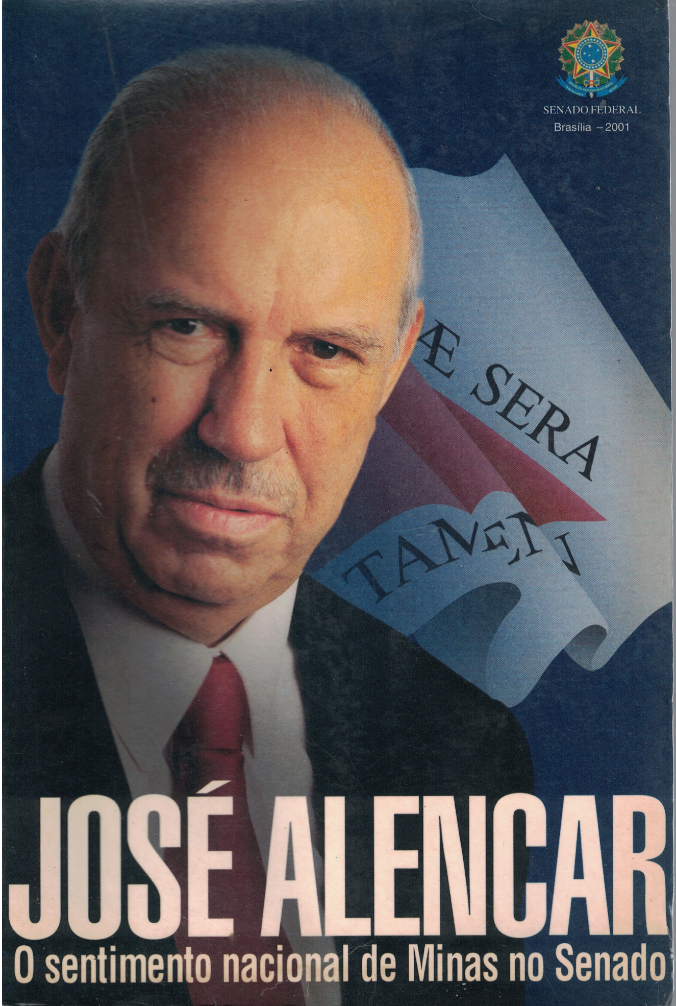 Capa de O sentimento nacional de Menas no Senado