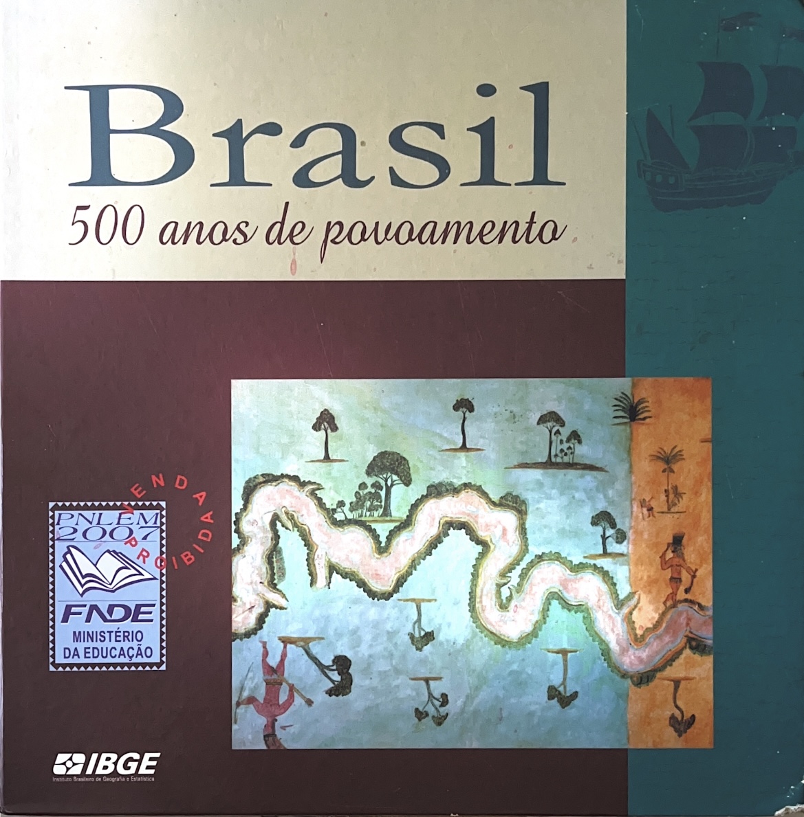 Capa de Brasil 500 anos de povoamento
