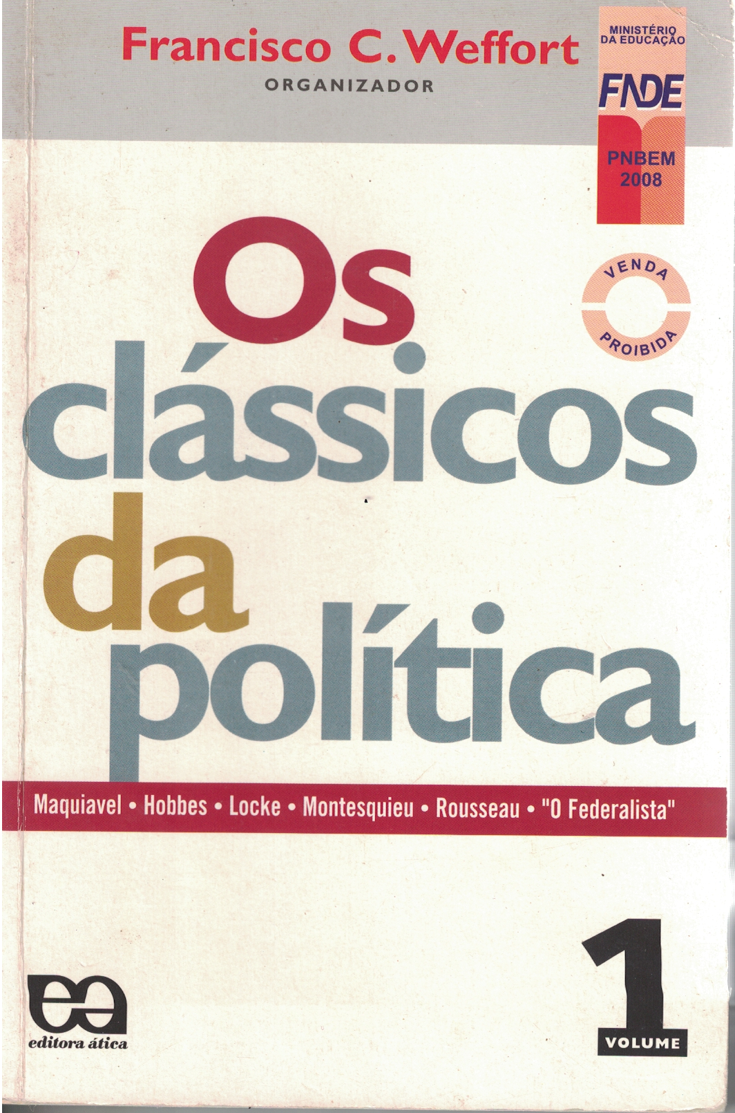 Capa de Os clásicos da política