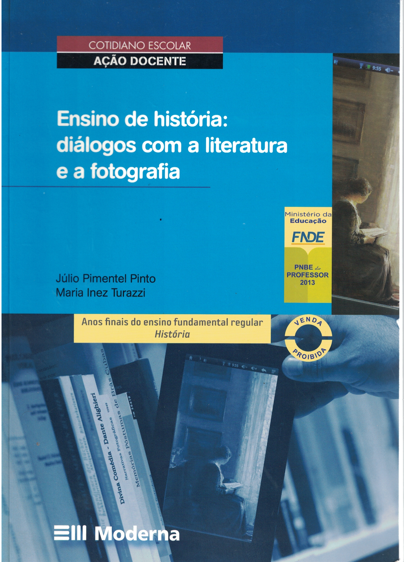 Capa de Ensino de história: diálogos com a literatura e a fotografia