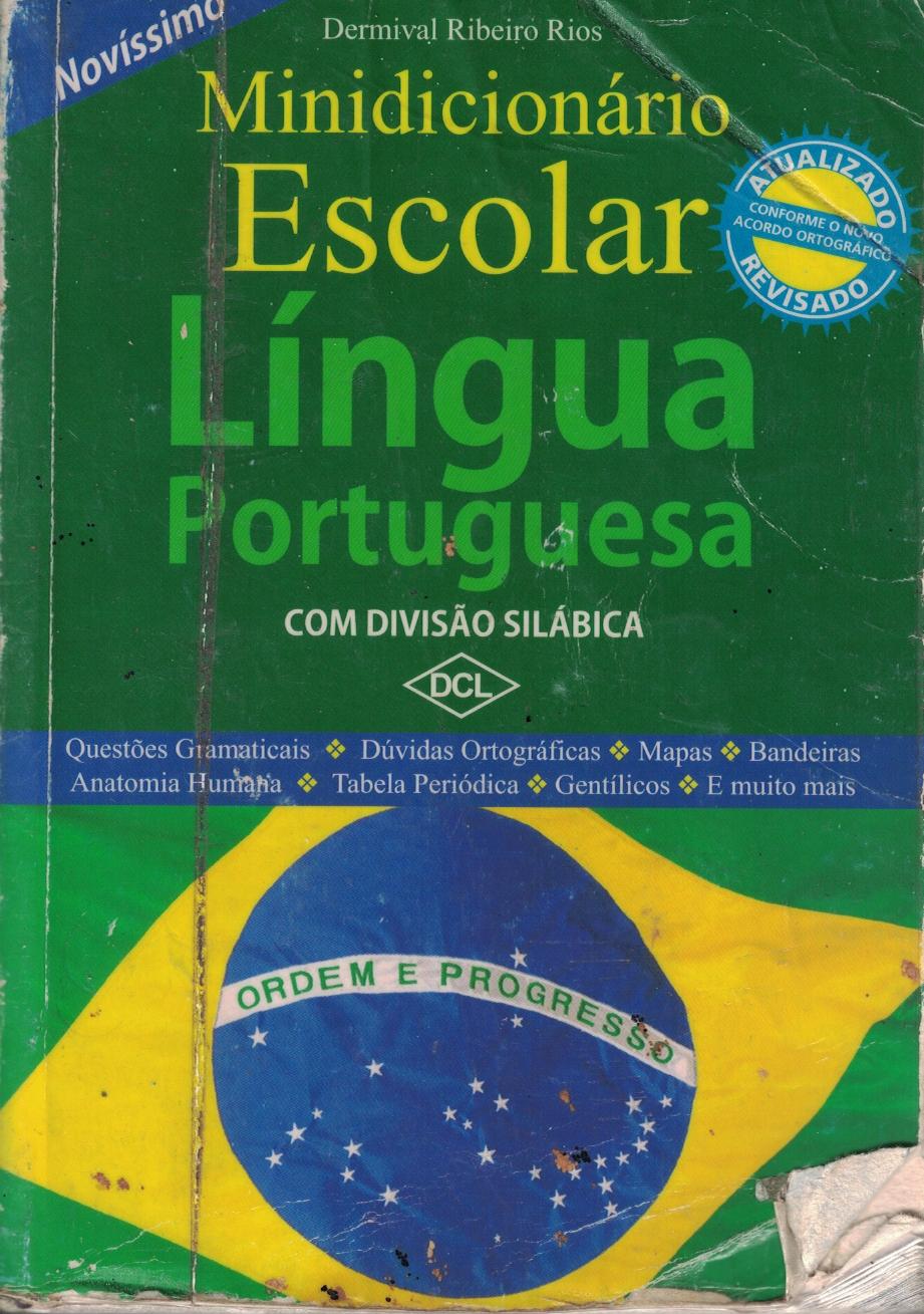 Capa de Minidicionário Escolar - Língua Portuguesa